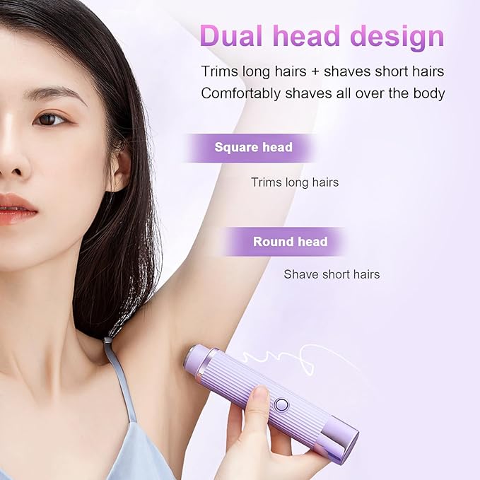 Double Head Electric Shaver | Rechargeable Hair & Beard Trimmer - Ifrah Mart
