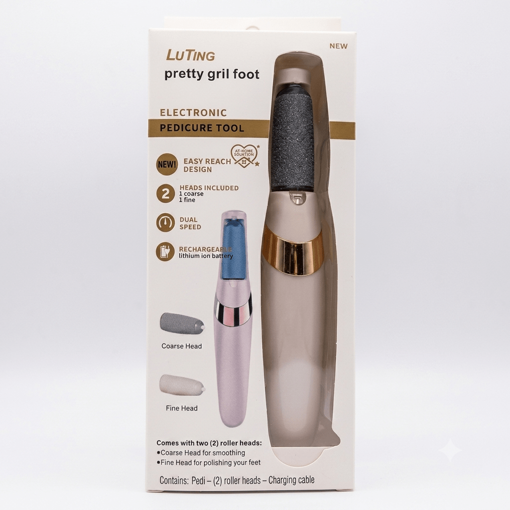Electric Pedicure Foot File | Rechargeable Callus Remover for Smooth Feet - Ifrah Mart
