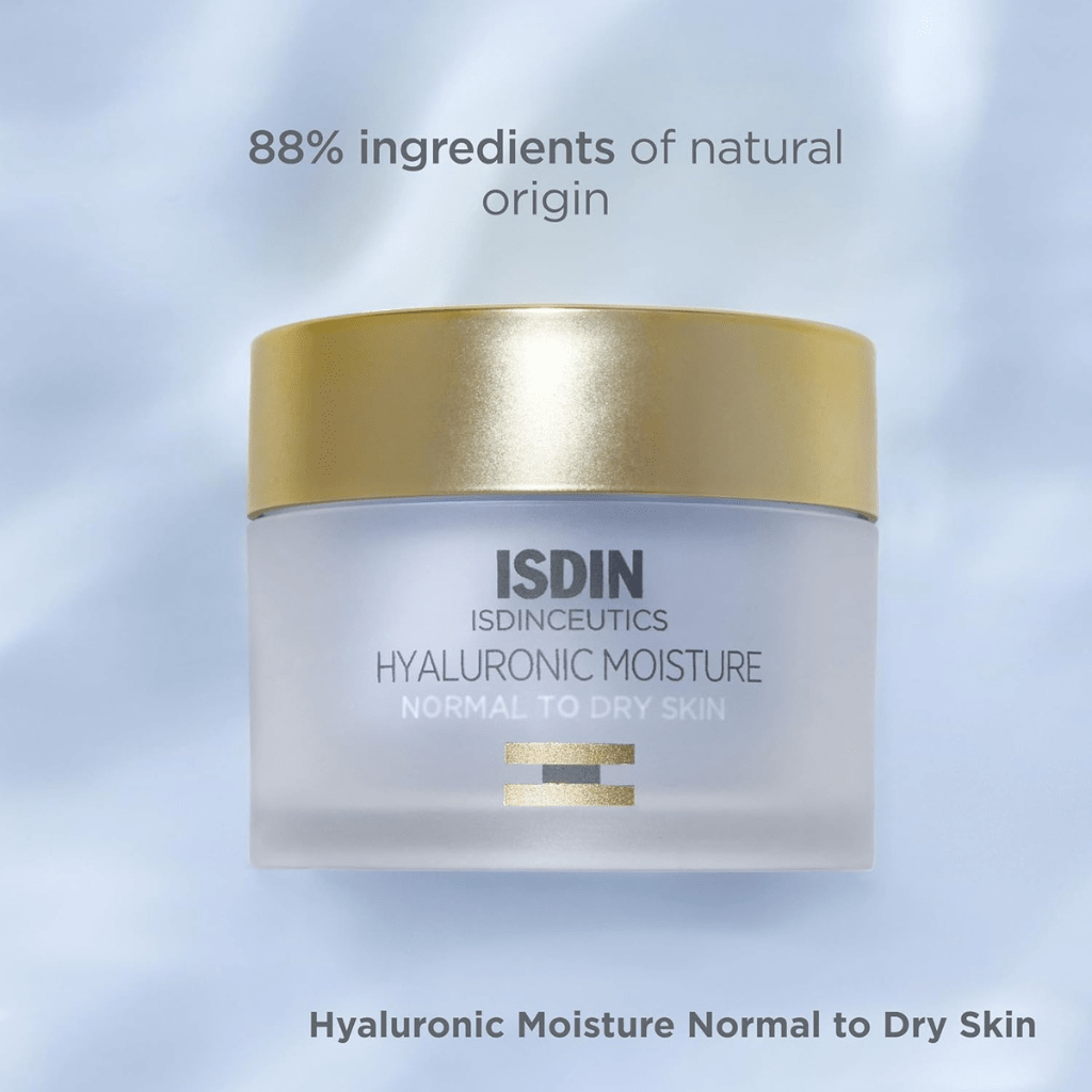 ISDIN Isdinceutics Hyaluronic Moisture Face Cream | Hydrating Hyaluronic Acid Moisturizer for Soft & Radiant Skin – 50ml - Ifrah Mart