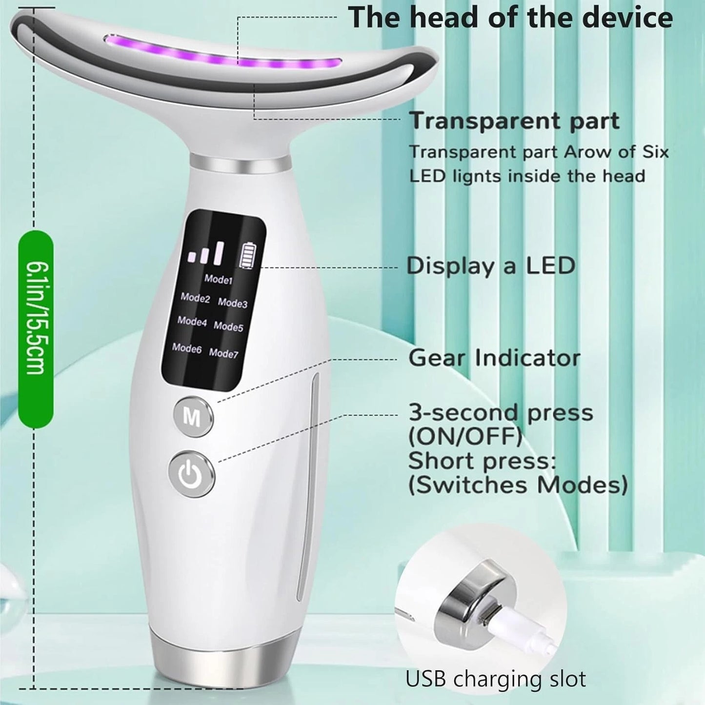 7 in 1 Multi-Function Facial Massager